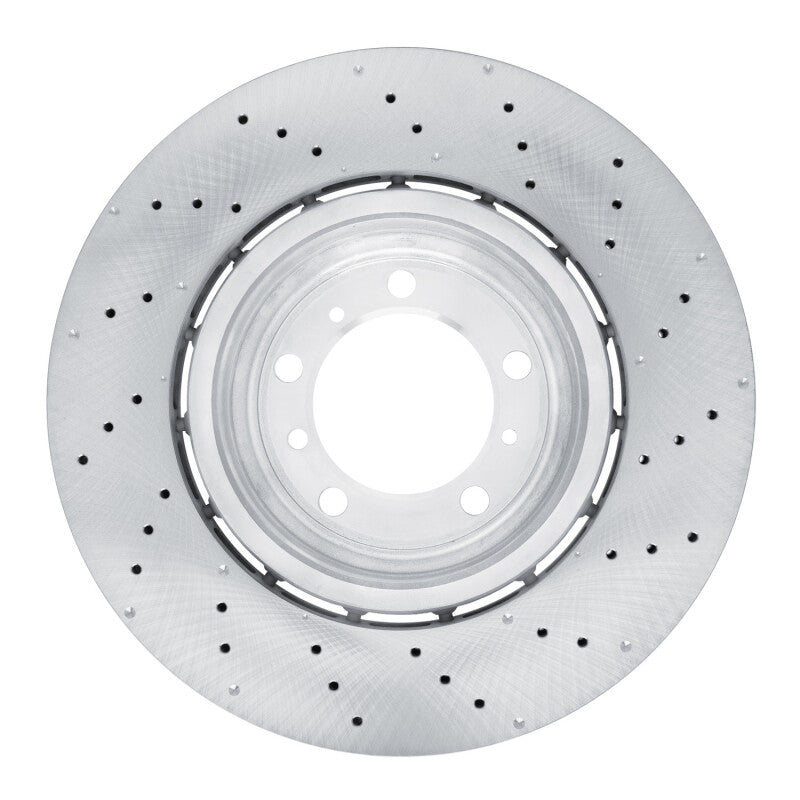 R1 10-11 Porsche 911 Left Rear Drilled Carbon Alloy GeoMET Rotor