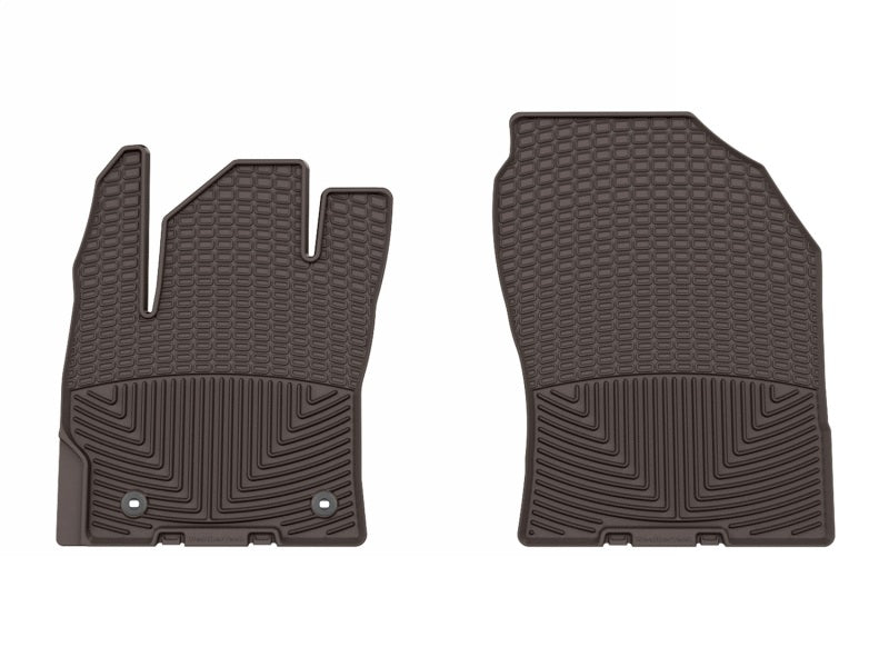 WeatherTech 22-24 Toyota Corolla Cross (Incl. 23-24 Hybrid) Front All-Weather Floor Mats - Cocoa
