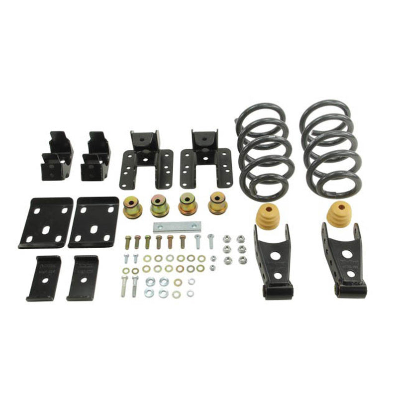 Belltech LOWERING KIT 14 Silverado/Sierra Ext/Crew Cab 2WD 3in or 4in Front/4in Rear w/o Shocks