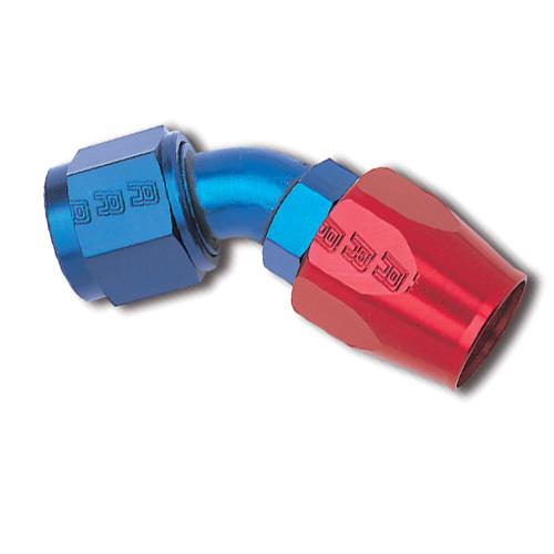 Russell Performance -6 AN Black Straight Full Flow Hose End