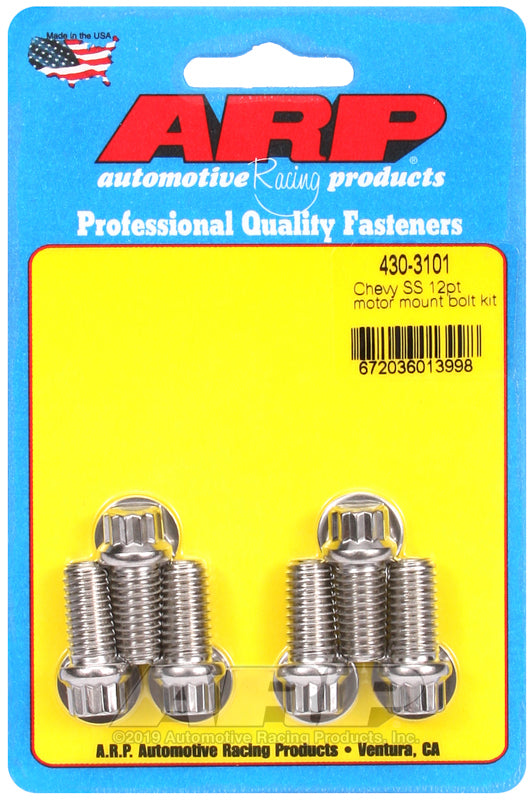 ARP Chevy SS 12pt Motor Mount Bolt Kit