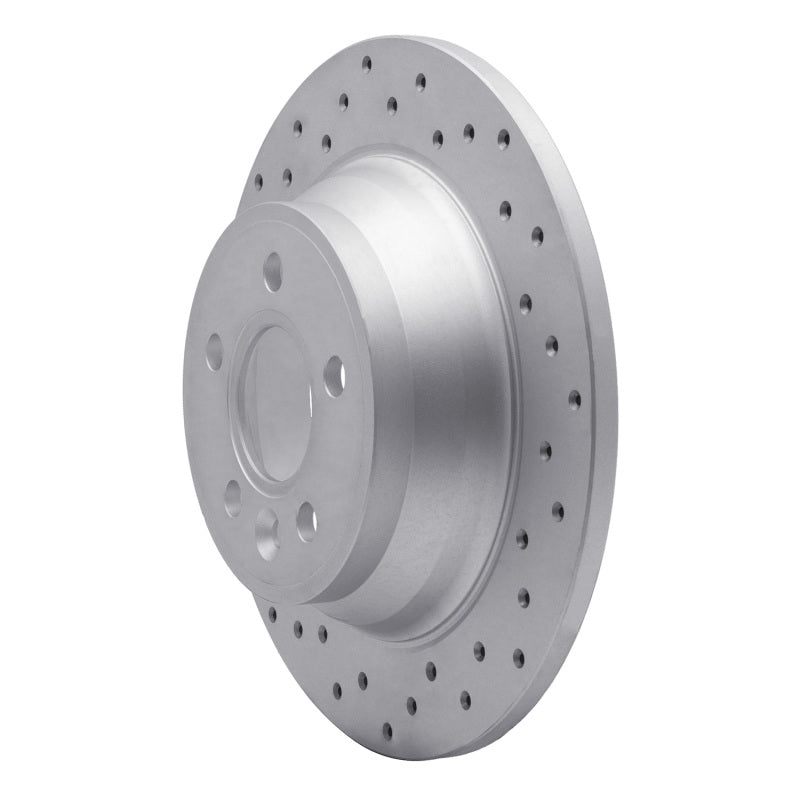 DFC 07-10 Volvo S80 Rear Left Drilled Geoperformance Rotor