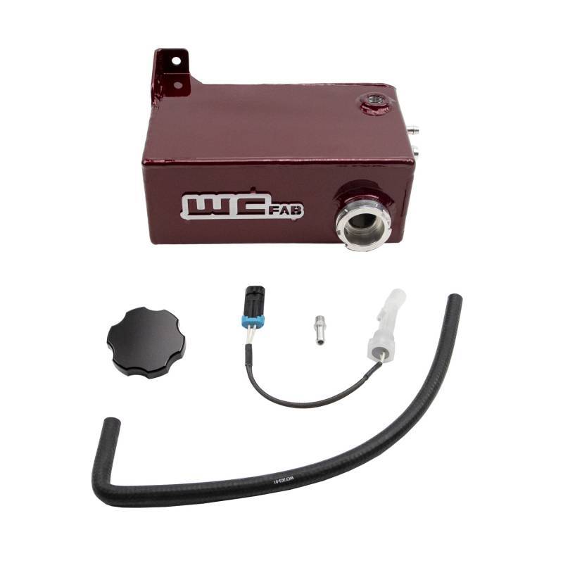 Wehrli 11-16 Chevrolet 6.6L LML Duramax OEM Placement Coolant Tank Kit - WCFab Red