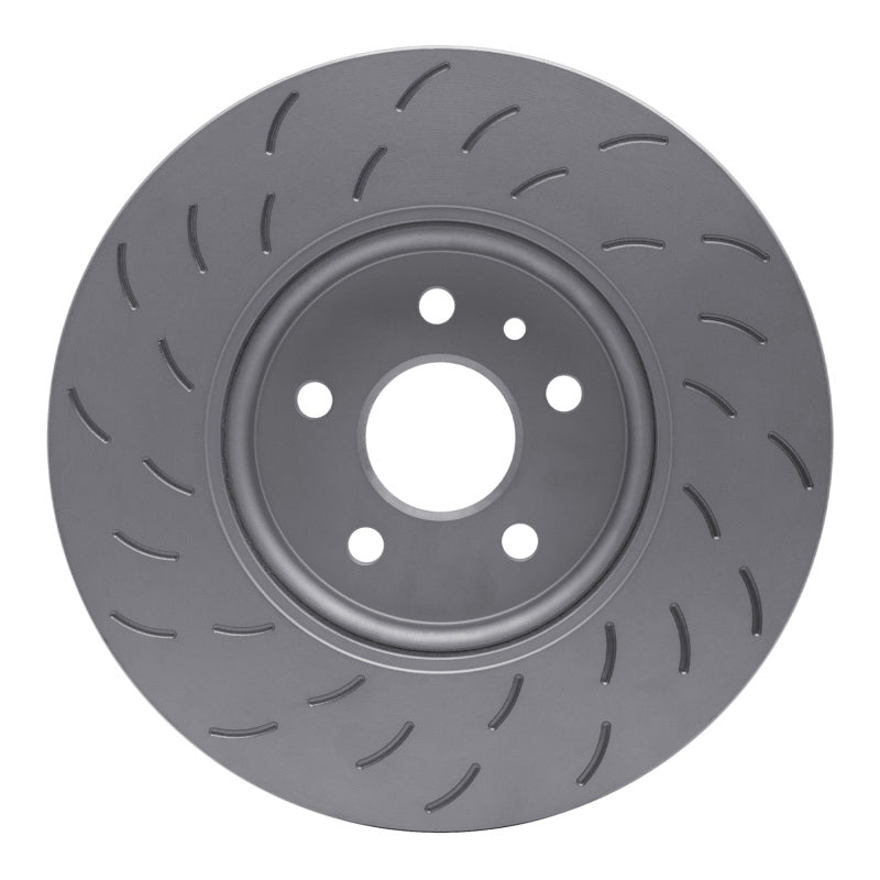 R1 16-19 Chevrolet CRUZE Left Front Slotted GeoSPEC Coated Rotor