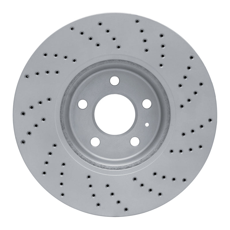 DFC 08-12 Audi A4 Quattro Front Left Drilled Geoperformance Rotor