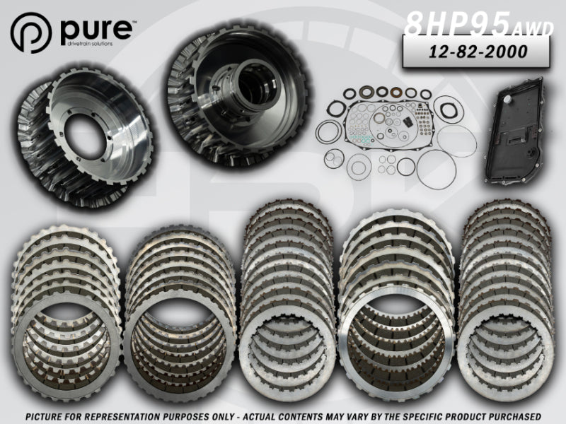 Pure Drivetrain 8HP95 High Performance Transmission Hard Parts Kit - AWD - Stage 2