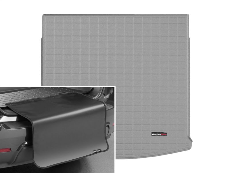 WeatherTech 2020+ Volkswagen Atlas Cross Sport Cargo With Bumper Protector - Grey