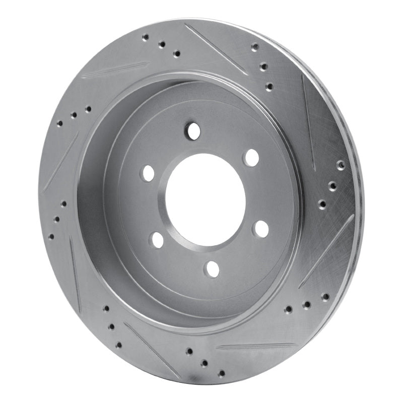 DFC 02-06 Ford Expedition Rear Left Drilled & Slotted Silver Brake Rotor
