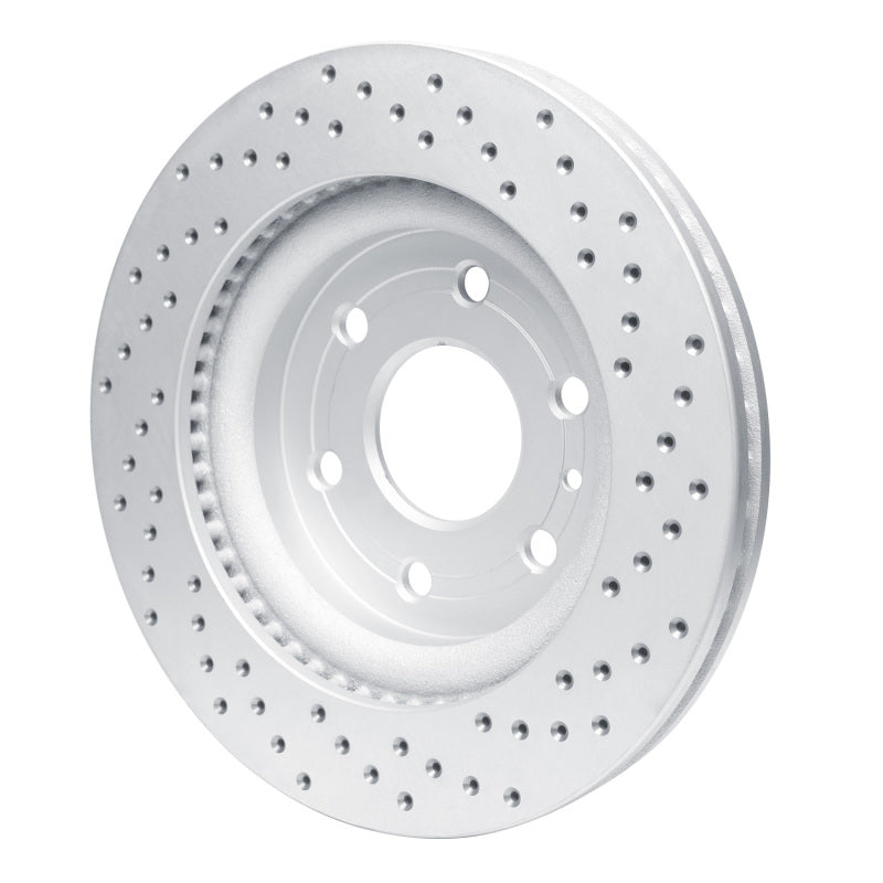 DFC 07-17 Buick Enclave Front Left Drilled Geoperformance Rotor