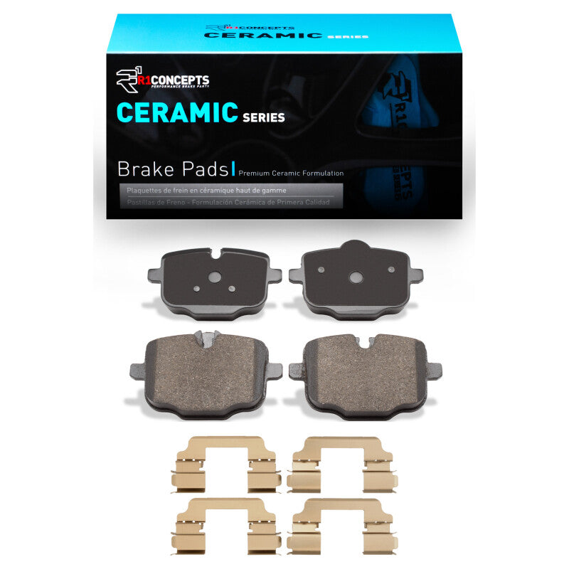 R1 2016-2025 BMW X6 Rear R1 Ceramic Pads & Hardware Kit