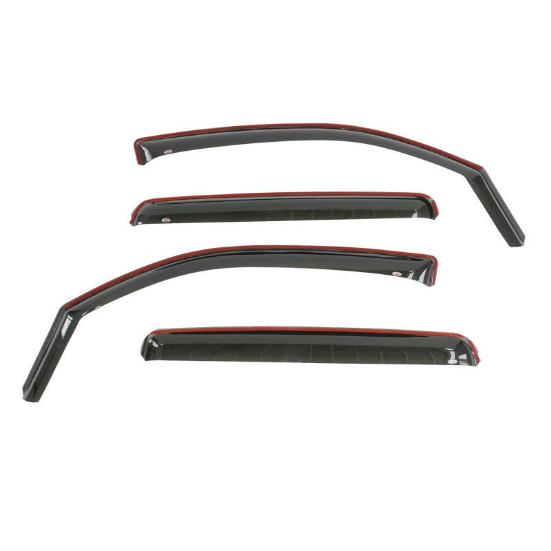Westin 2016-2018 Toyota Tacoma Double Cab 4dr In-Channel Wind Deflector 4pc - Smoke