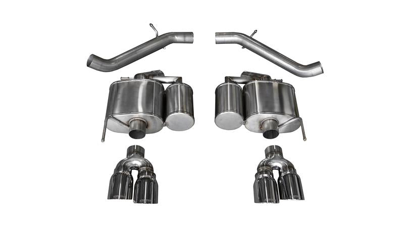 Corsa 2016-2019 Cadillac ATS-V 3.6T 4in Black Sport Axle-Back Exhaust