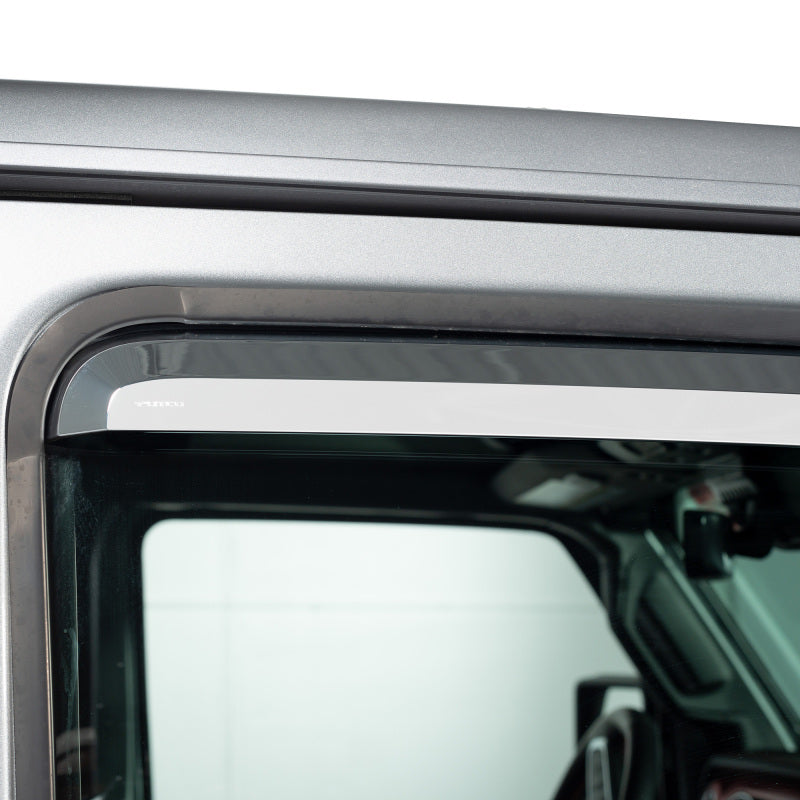 Putco 2021 Ford F-150 Super Crew Element Chrome Window Visors (Set of 4)
