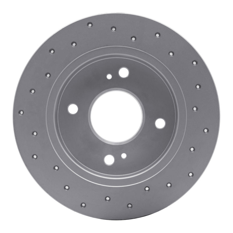 DFC 90-06 Infiniti G20 Rear Left Drilled Geoperformance Rotor