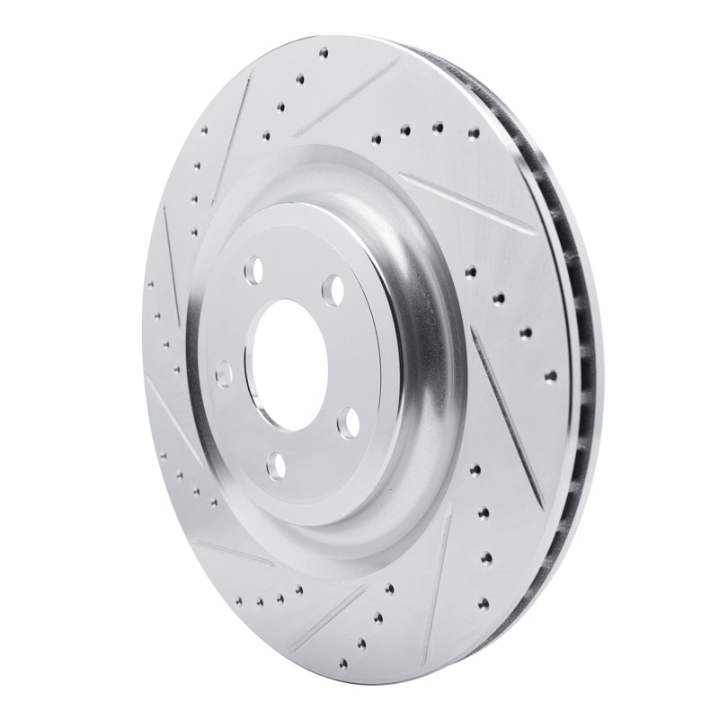 DFC 20-25 Ford Explorer Rear Left Drilled & Slotted Silver Brake Rotor
