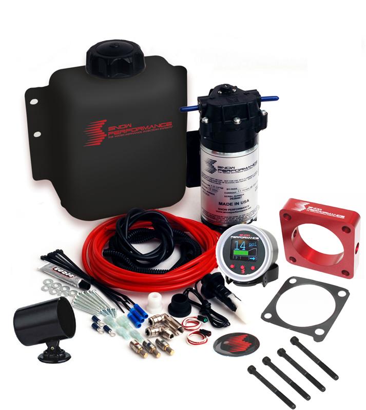 Snow Performance 08-15 Evo Stg 2 Boost Cooler Water Injection Kit w/SS Braid Line & 4AN Fittings