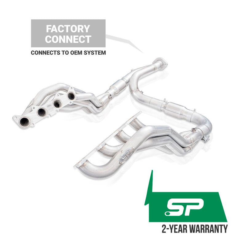 Stainless Works 21-25 Ford F150 5.0L Headers 1-7/8in Primaries High-Flow Cats Factory Conn.