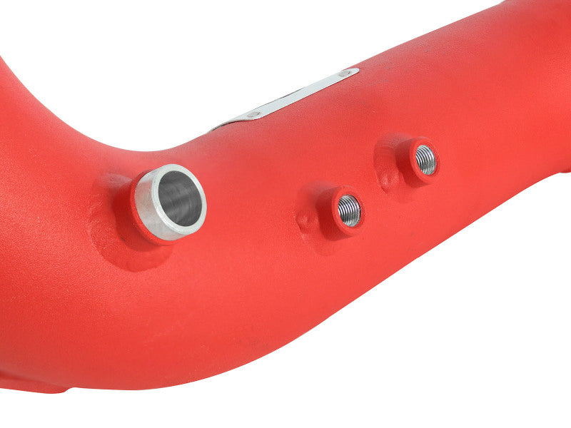 aFe BladeRunner 2.5-2.75in Red Intercooler Tube Cold Side w/ Couplings & Clamps Kit 13-16 BMW F30