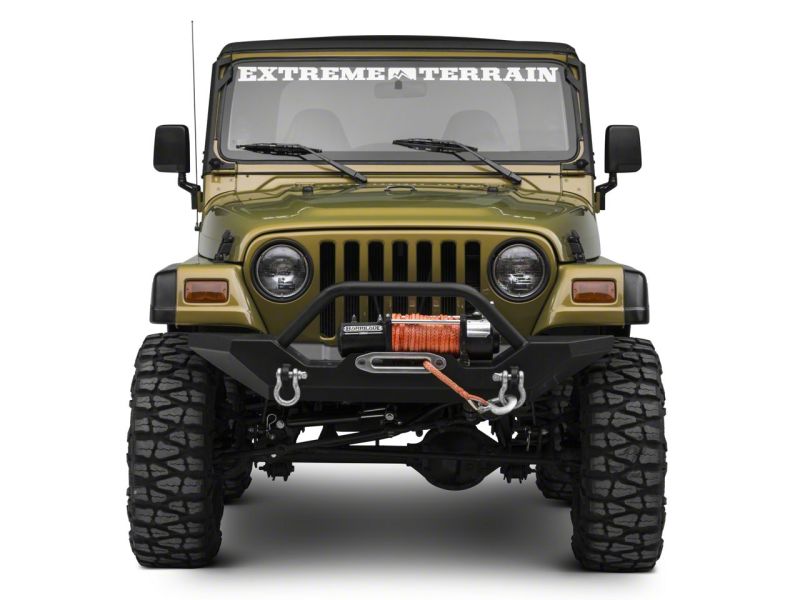 Raxiom 97-06 Jeep Wrangler TJ 50-In LED Light Bar Windshield Mount w/ Auxiliary Bracket