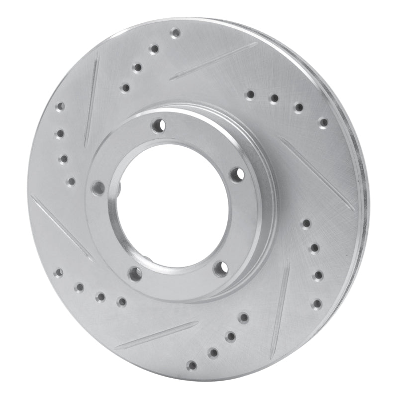 DFC 89-8 Toyota Pickup Front Left Drilled & Slotted Silver Brake Rotor