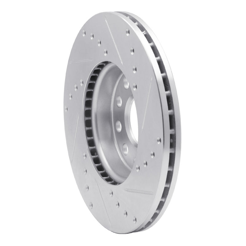 DFC 05-25 Audi Q2 (Mexico) Front Left Drilled & Slotted Silver Brake Rotor