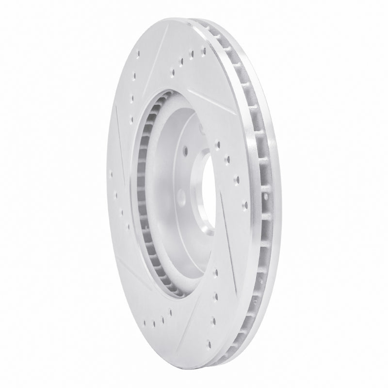 DFC 74-84 Ford Courier (USA/Canada) Front Right Drilled & Slotted Silver Brake Rotor