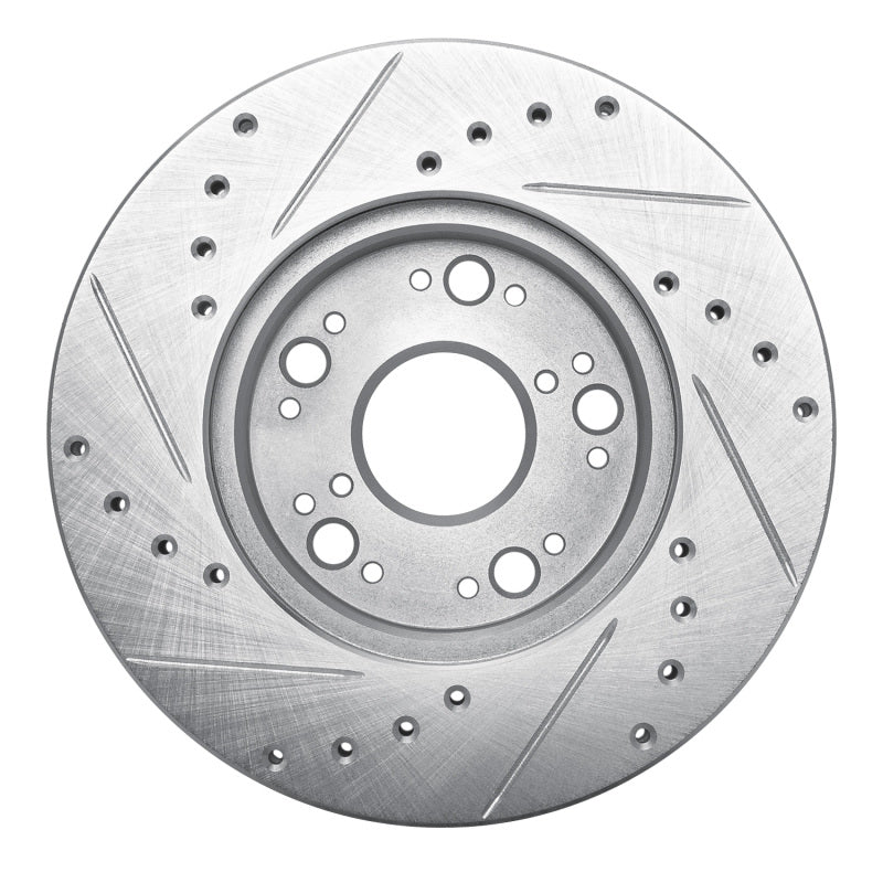 DFC 90-90 Lexus LS400 Front Right Drilled & Slotted Silver Brake Rotor