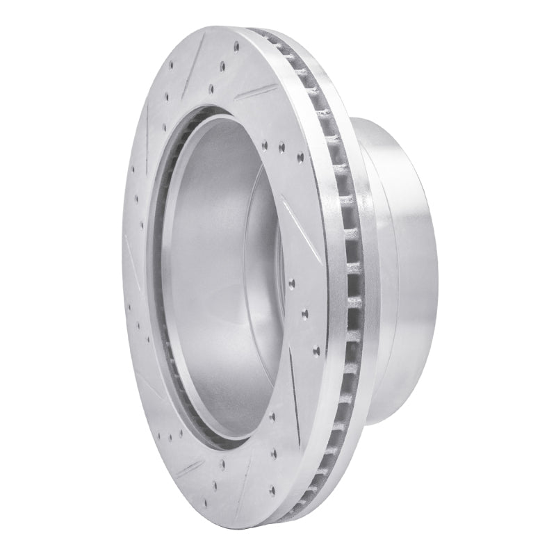 DFC 11-22 Ford F-350 Super Duty 4WD Rear Right Drilled & Slotted Silver Brake Rotor