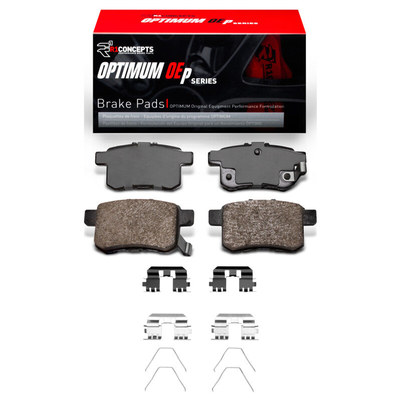 R1 2008-2017 Acura TSX Rear R1 Optimum OE Pads & Hardware Kit