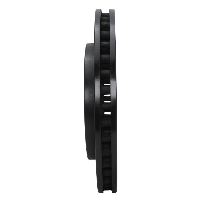 R1 97-02 Ford Expedition Front Right Drilled & Slotted Black Brake Rotor