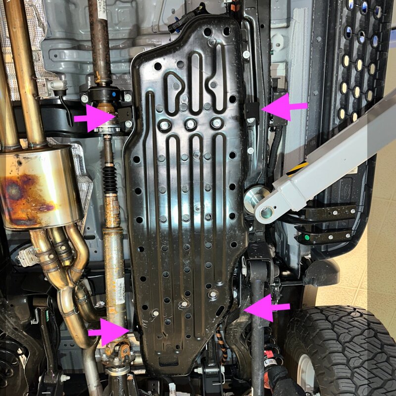 Rival 2024-2026 Ford Ranger Raptor Aluminum Gas Tank Skid Plate