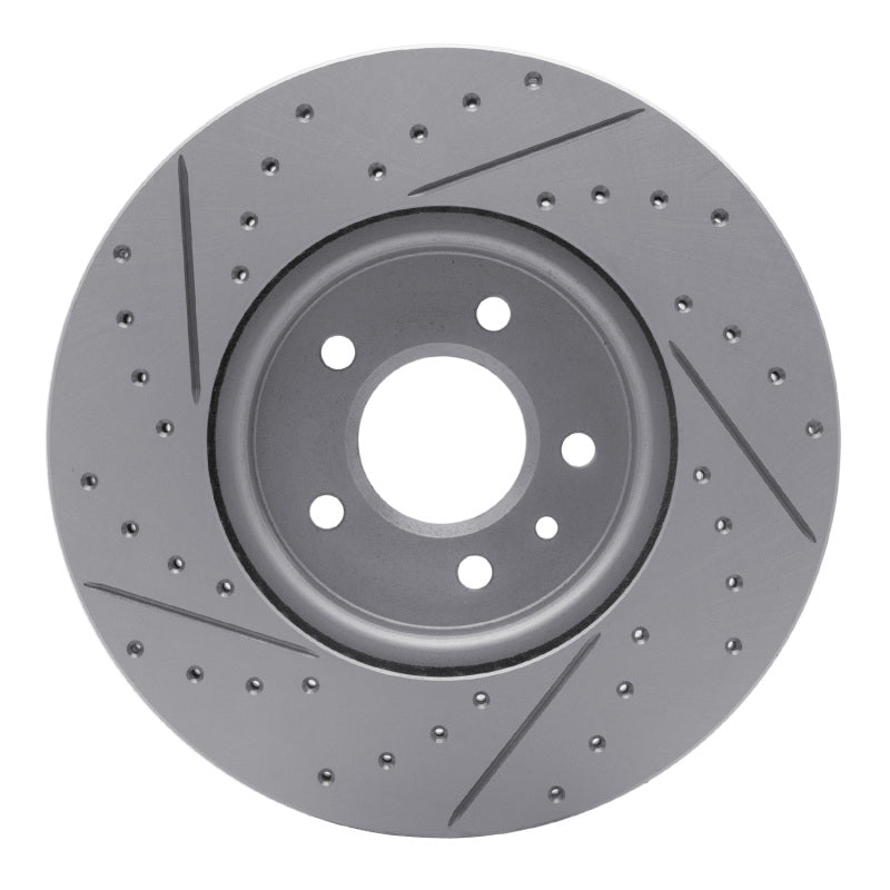 R1 13-25 Cadillac Ats Front Right Drilled & Slotted Geo-Carbon Rotor