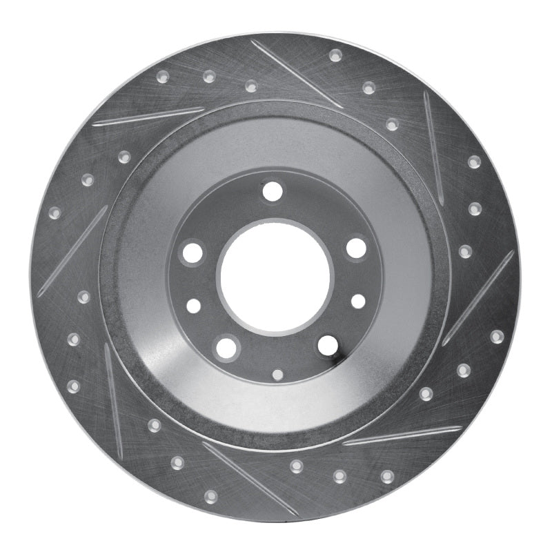 DFC 06-07 Mazda 6 Rear Left Drilled & Slotted Silver Brake Rotor
