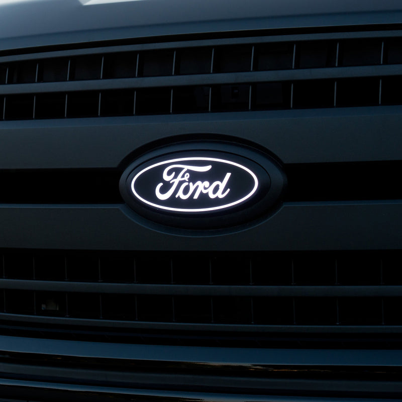 Putco 15-17 Ford F-150 Front Luminix Ford LED Emblem - Fits bar Style Grille