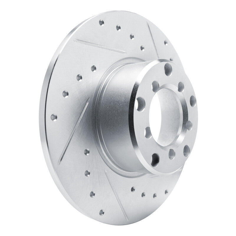 DFC 65-73 Mercedes-Benz 280SE Front Right Drilled & Slotted Silver Brake Rotor