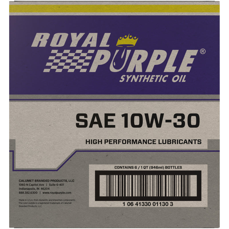 Royal Purple Premium Synthetic High Performance Multi-Grade 10W30 Motor Oil - 1 Quart
