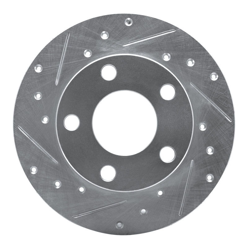 DFC 96-05 Audi A4 Quattro Rear Left Drilled & Slotted Silver Brake Rotor