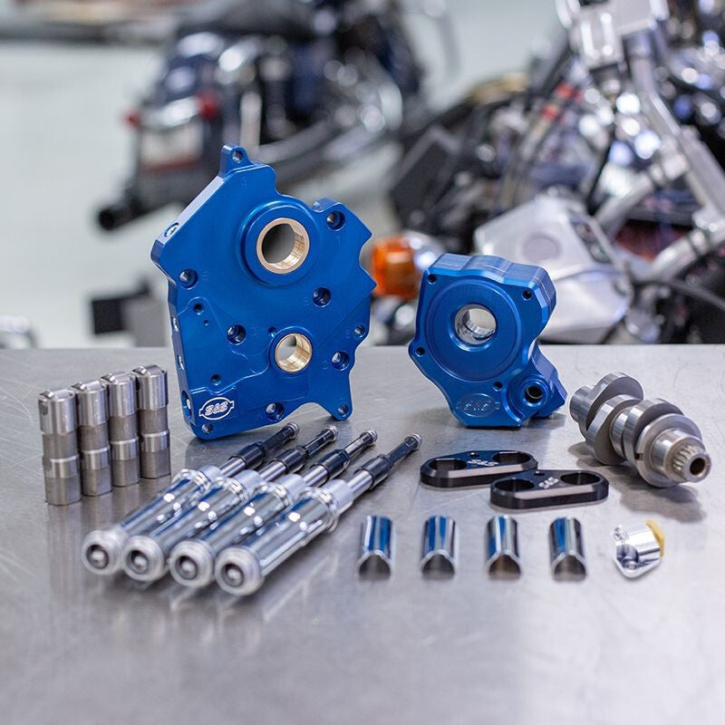 S&S Cycle 2017+ Oil Cooled M8 Models Chain Drive 475C Cam Chest Kit w/