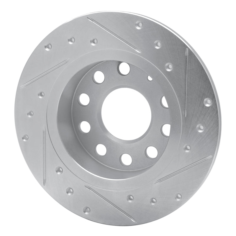 DFC 10-19 Audi A3 Rear Left Drilled & Slotted Silver Brake Rotor