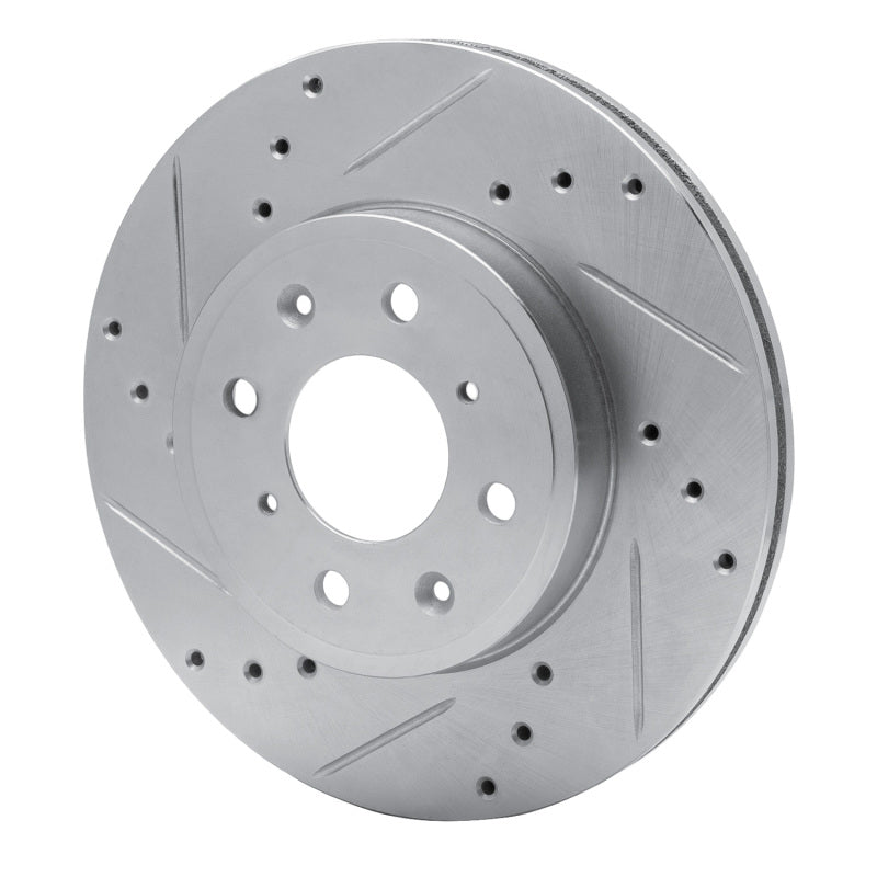 R1 15-20 Honda Fit (Mexico) Front Left Drilled & Slotted Silver Brake Rotor