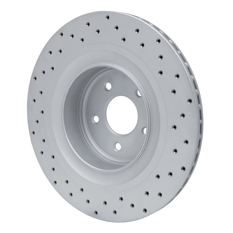 DFC 08-25 Infiniti G37 Rear Left Drilled Geoperformance Rotor