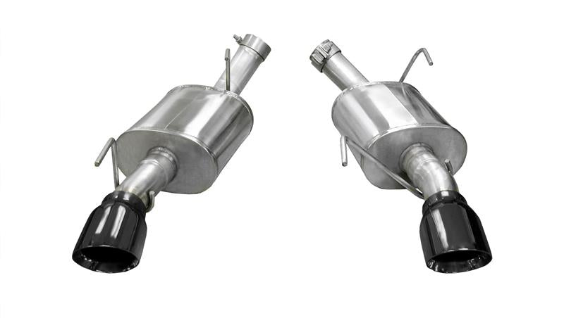 Corsa 2005-2010 Ford Mustang Shelby GT500 5.4L V8 Black Xtreme Axle-Back Exhaust
