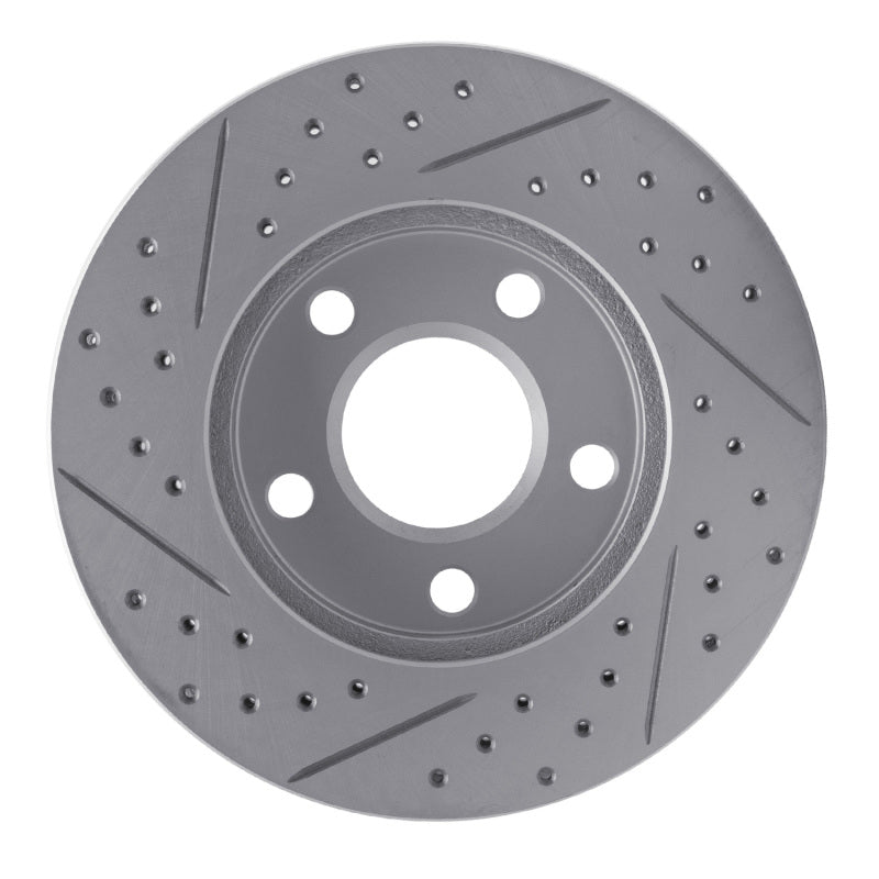 R1 90-97 Buick Park Avenue Front Right Drilled & Slotted Geo-Carbon Rotor