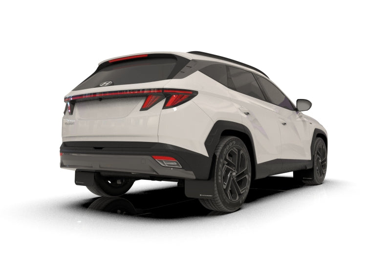 Rally Armor 25-26 Hyundai Tucson (Excl. ICE & XRT) Black UR Mud Flap w/ Dark Grey Logo