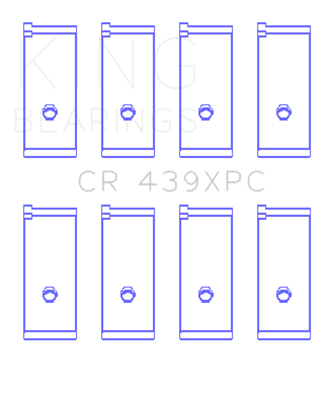 King Engine Bearings Honda B18A1/B18B1 pMaxKote Performance Rod Bearing Set