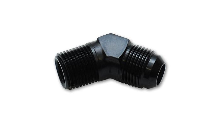 Vibrant -12AN Tee Fitting with Female -12AN Swivel On Side