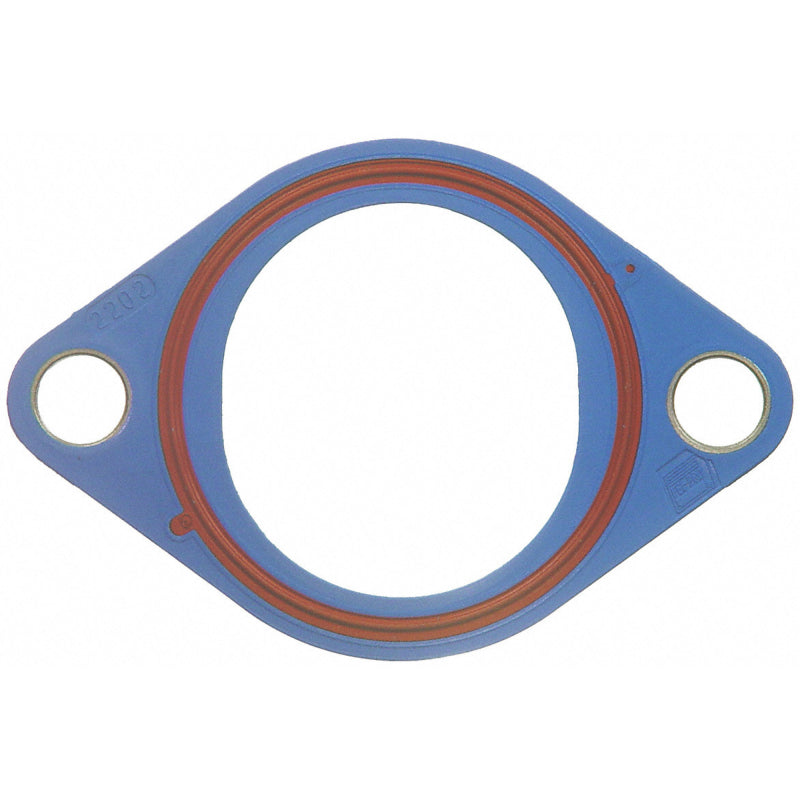 Fel-Pro Engine Coolant Outlet Gasket w/ Molded Rubber Sealing Bead - 0.125in Thickness