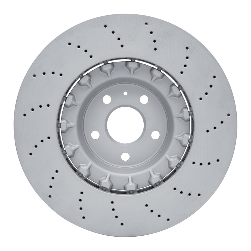 R1 22-25 Audi RS3 Front Drilled Carbon Alloy GeoMET Rotor