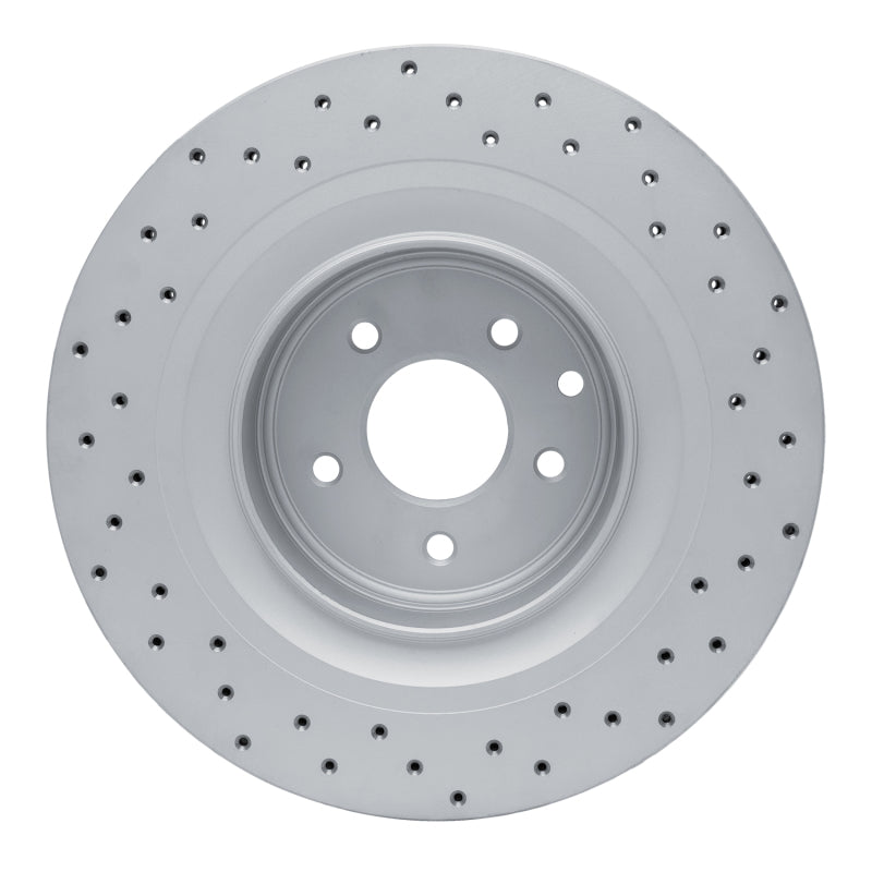 DFC 08-25 Infiniti G37 Rear Left Drilled Geoperformance Rotor