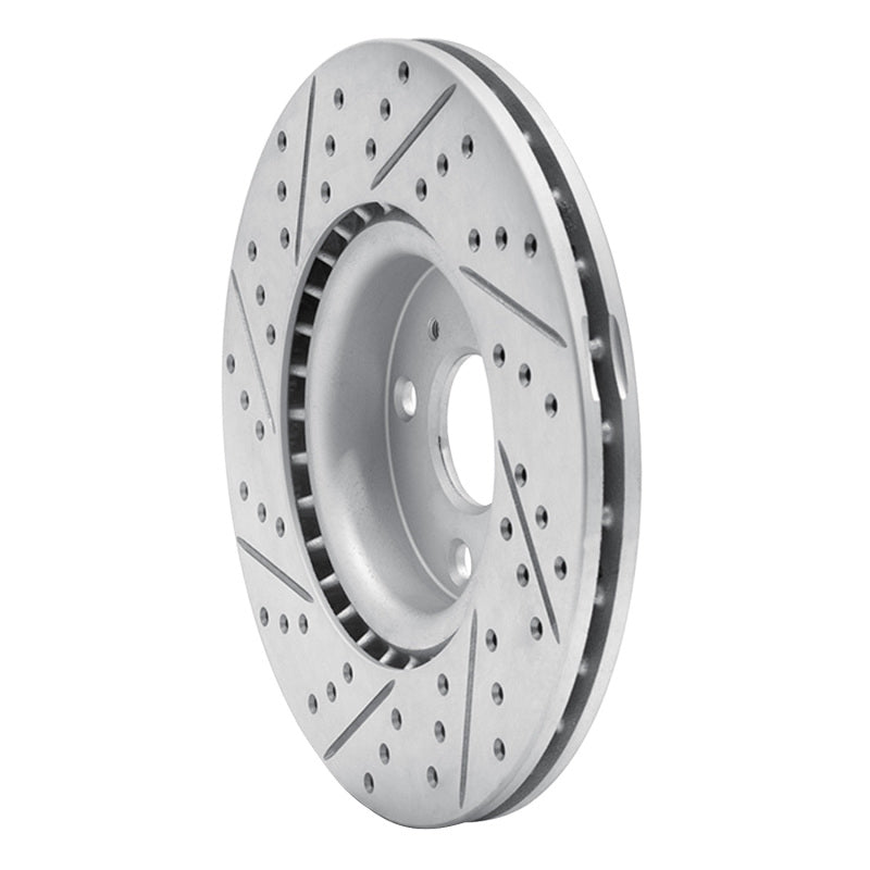R1 16-25 Mazda MX-5 Miata Front Right Drilled & Slotted Geo-Carbon Rotor